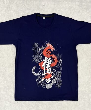 تیشرت کیوکوشین‌سرمه ای